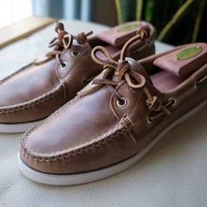 RANCOURT Read Leather Boat Shoes Natural Chromexcel 7